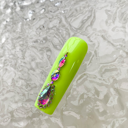 FC130 Fluorescent green explosive flash diamond