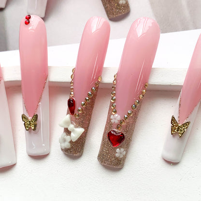 FC216 Pink French flash pile drill