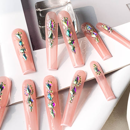 FC235 Long pointy pink bear cute