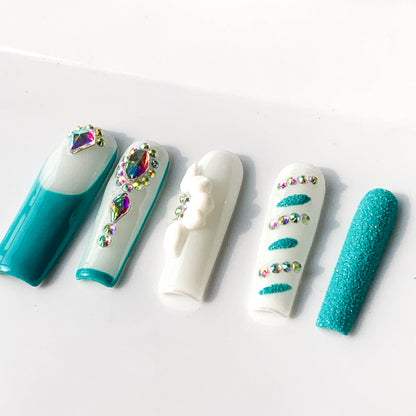 FC239  Little snake French in blue