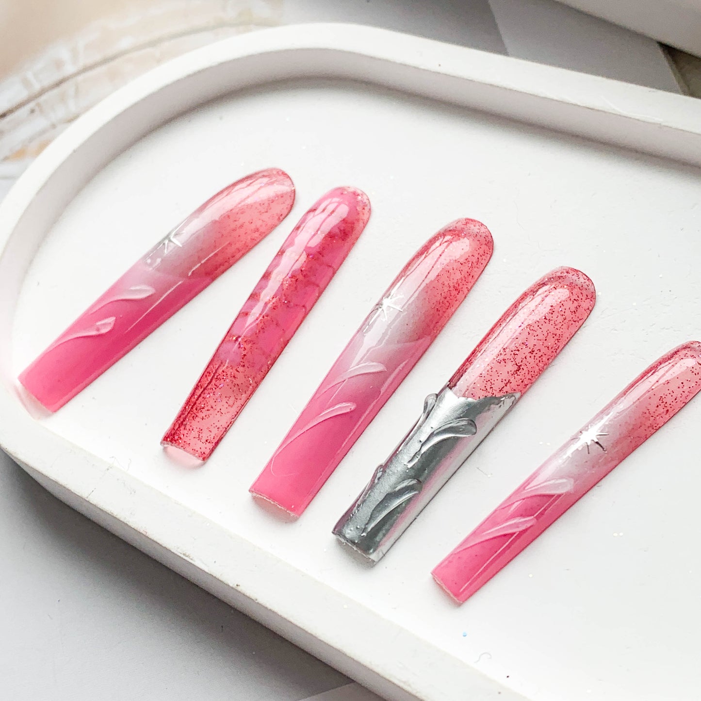 FC57  Fashion press on nails Female favorite