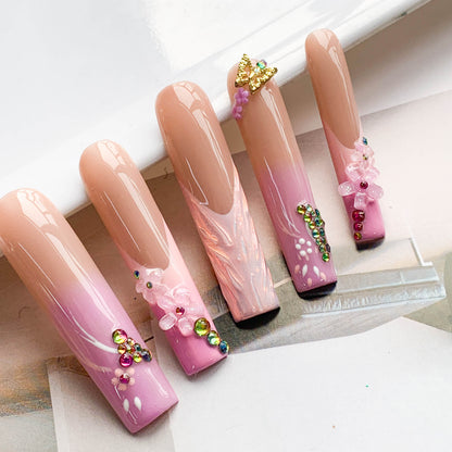 FC65  Fashion press on nails Female favorite