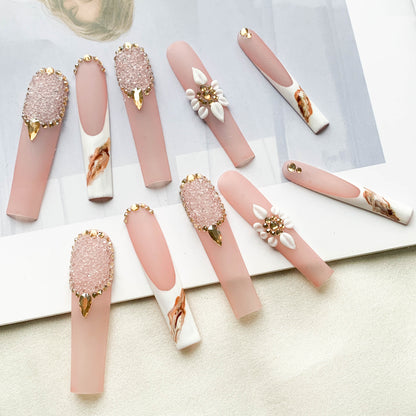 FC73 Pink French diamonds Giant flash