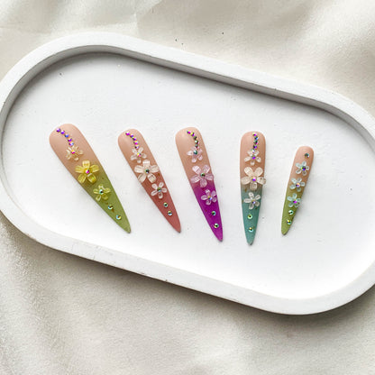 FC82 Colorful flower gradient