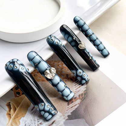 FC85 Super heavy black and blue diamonds