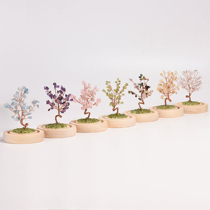 wholesale all kinds of natural crystal tree amethyst agate home office decoration rough stone color bowl shape