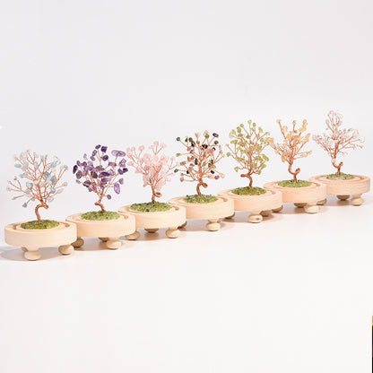 wholesale all kinds of natural crystal tree amethyst agate home office decoration rough stone color bowl shape