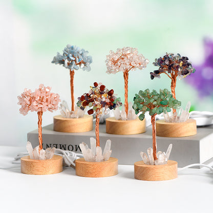 wholesale all kinds of natural crystal tree amethyst agate home office decoration rough stone color bowl shape