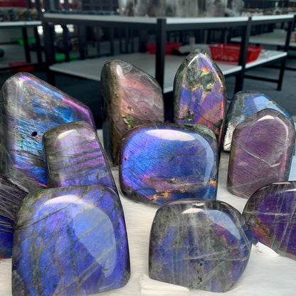 Purple labradorite Freeform
